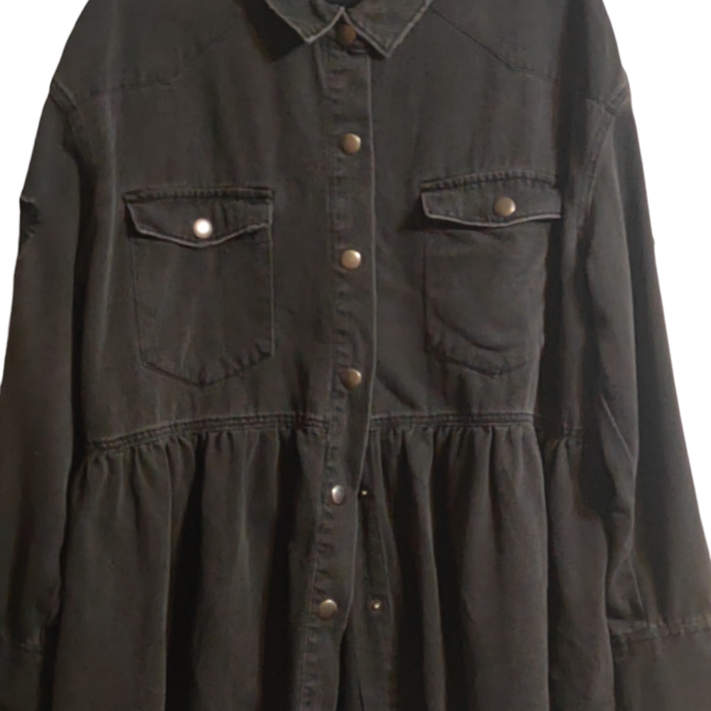 Versona Black denim jacket